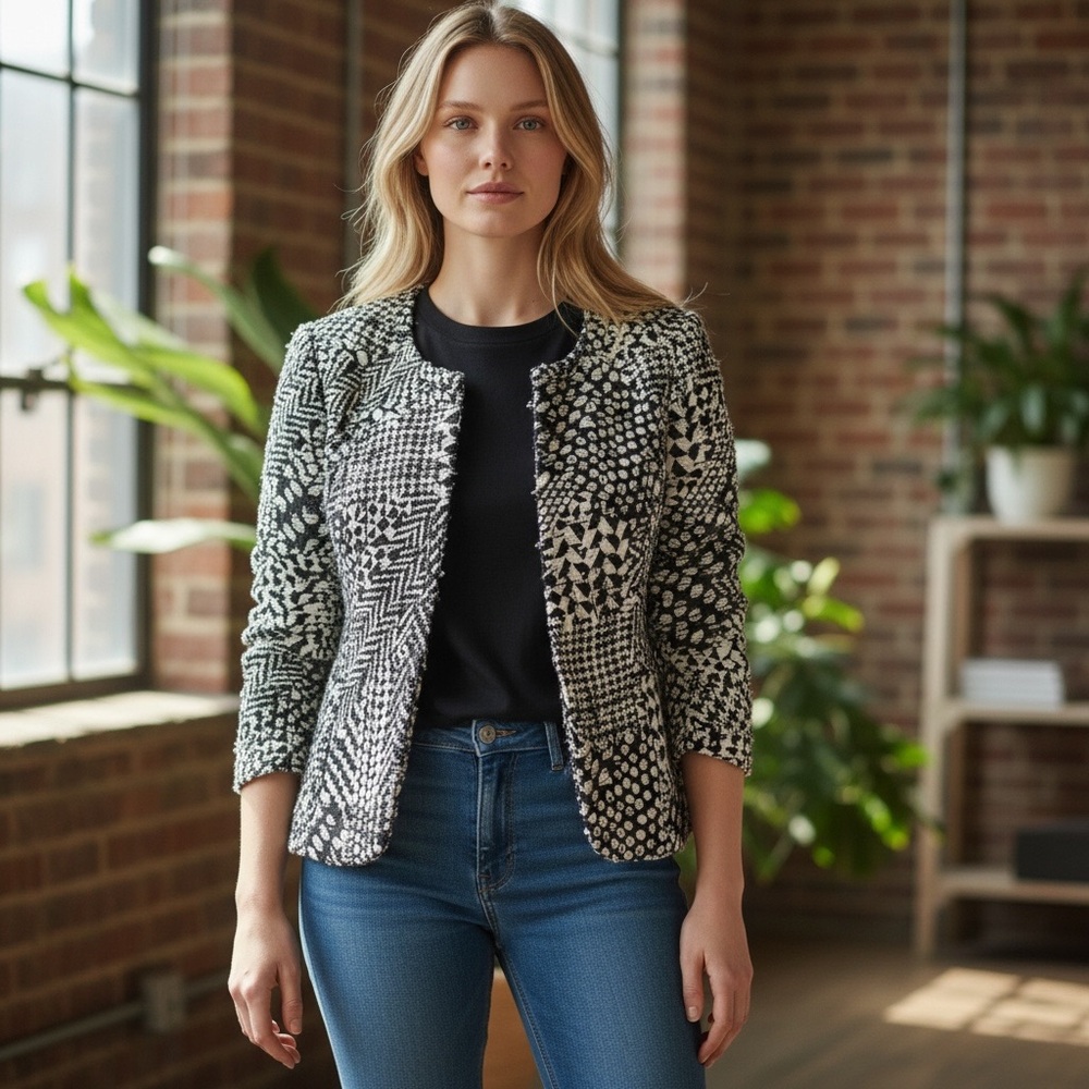 ASOS: Brush Print Blazer